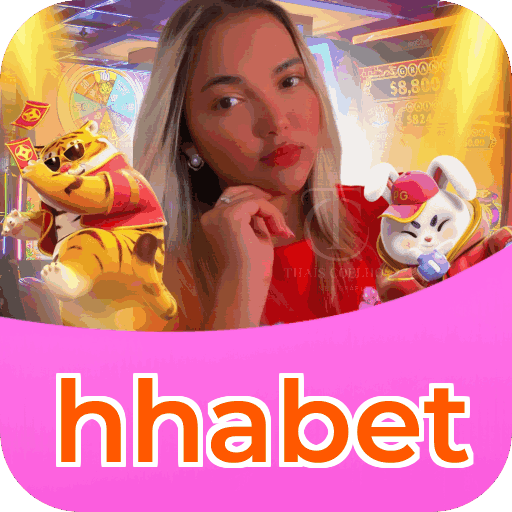 Interface do aplicativo hhabet mostrando jogos disponíveis no iOS e Android